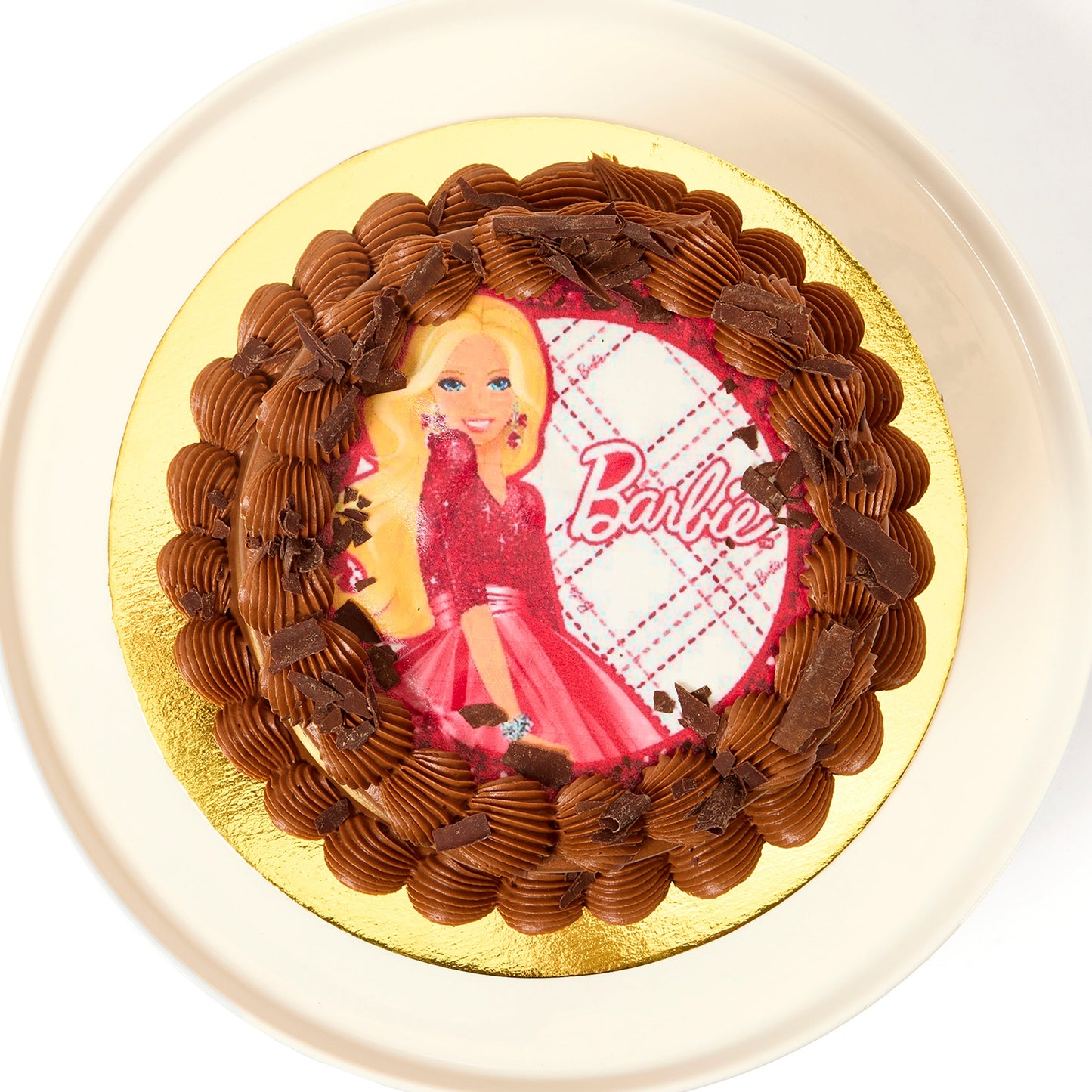 Belgian Chocolate Edible Image Cake