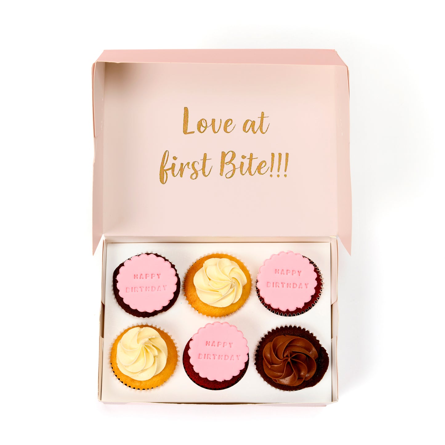 Happy B'day Cupcakes - Pack of 6 std