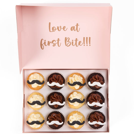 Movember Cupcakes - 12 Standards
