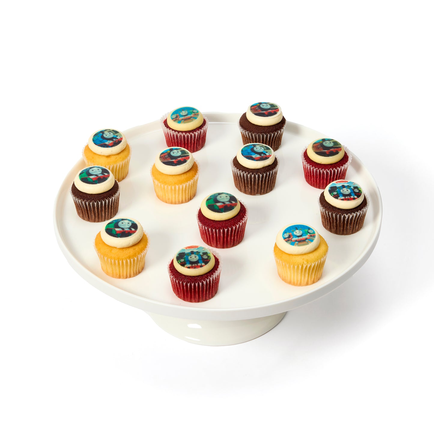 Thomas The Tank Engine Theme Cupcakes