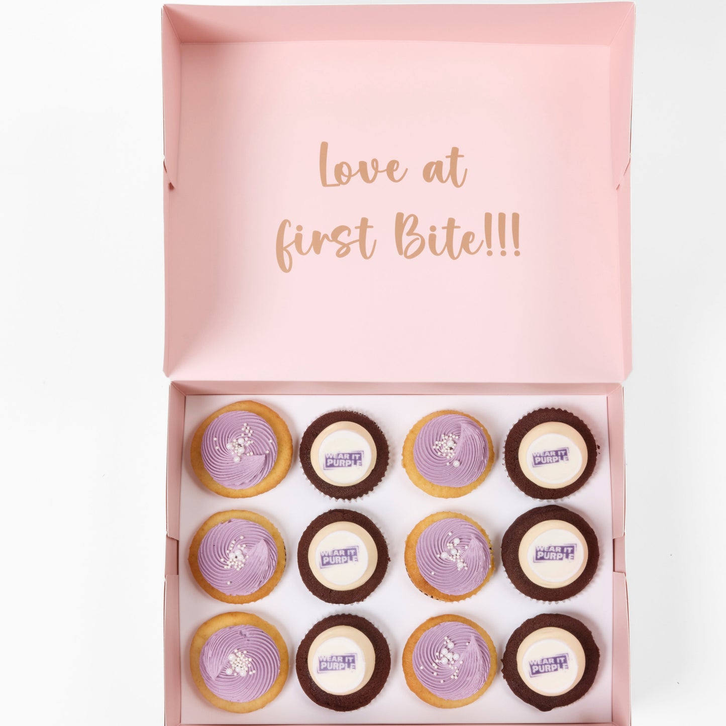 Wear It Purple Day Cupcakes 12 Standards