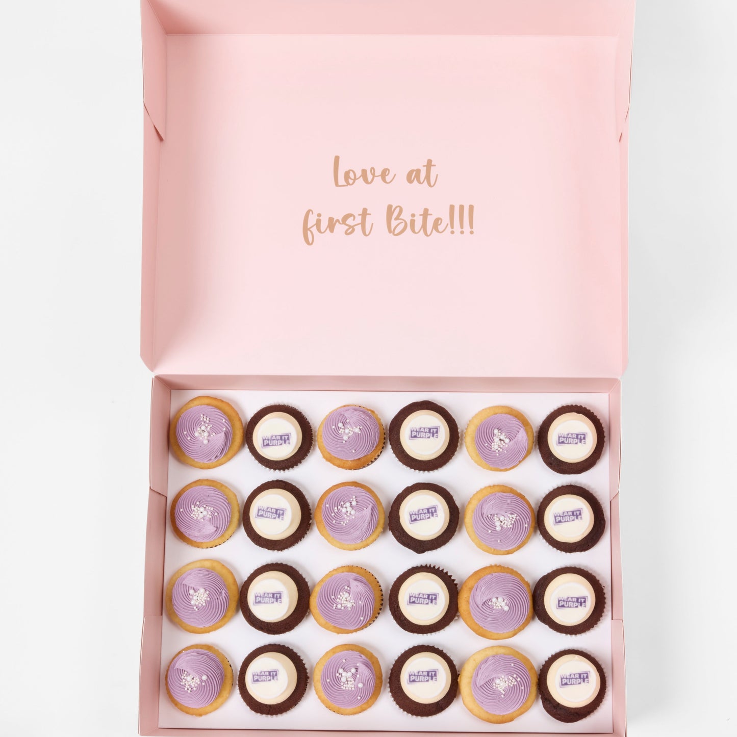 Wear It Purple Day Cupcakes 24 Standards