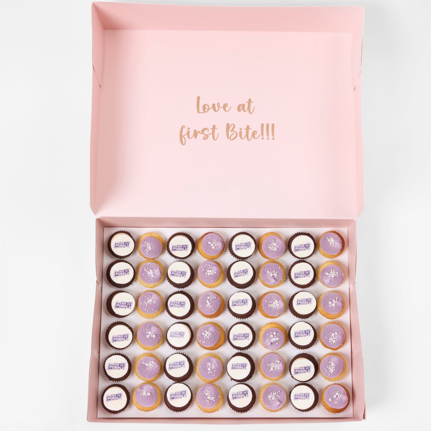 Wear It Purple Day Cupcakes 48 Standards