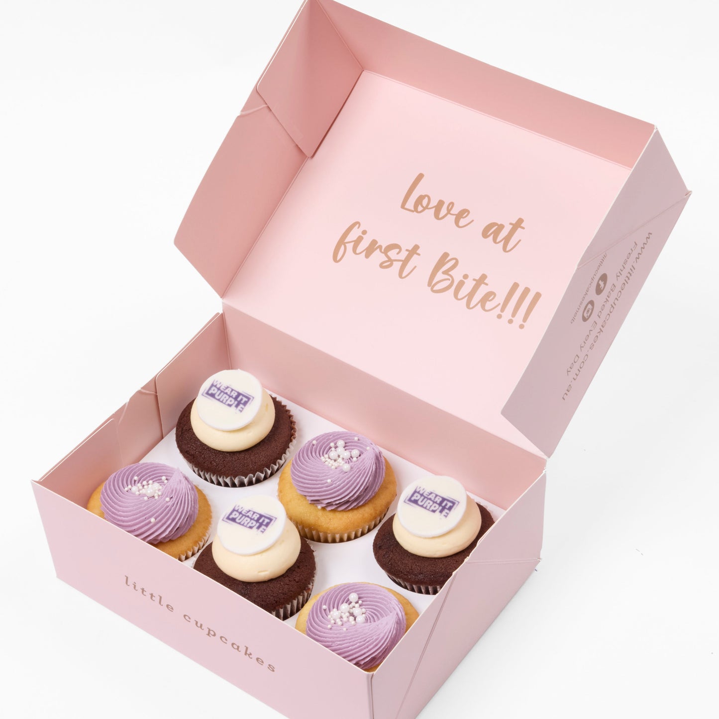 Wear It Purple Day Cupcakes 6 Standards