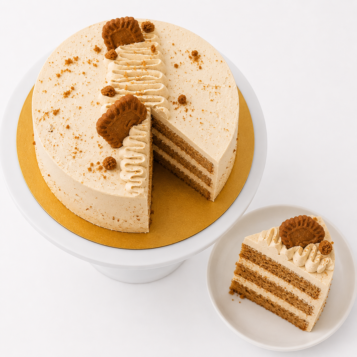 Biscoff Bliss Cake - Eggless