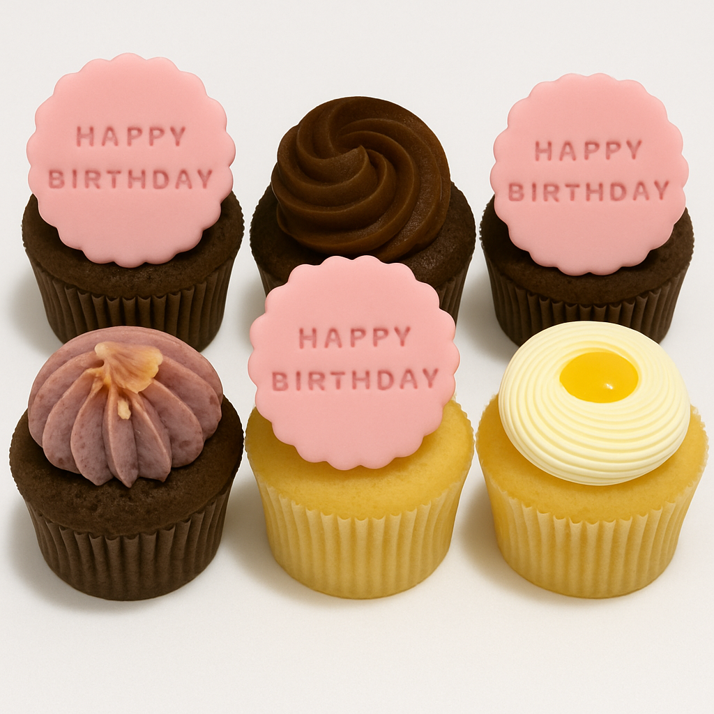 Happy B'day Cupcakes - Pack of 6 std