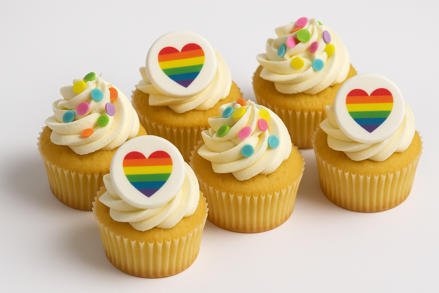 PRIDE themed Cupcakes