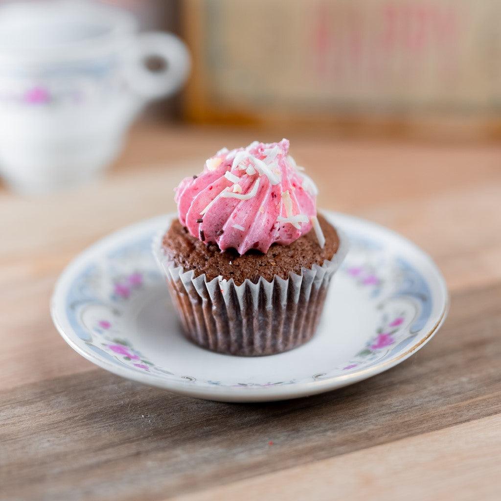 Cherry Ripe Cupcake