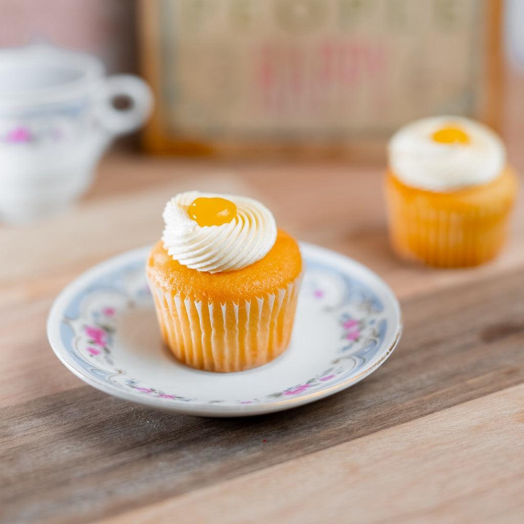 Lemon cupcake with citrus frosting