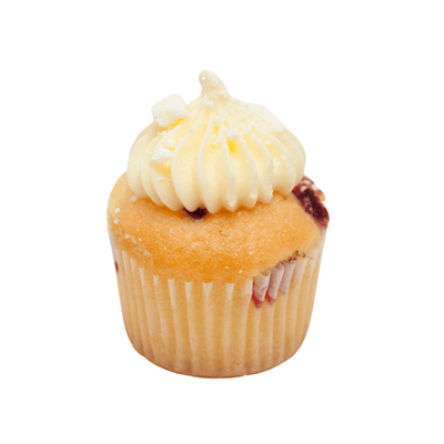 Raspberry White Choc Cupcake - Little Cupcakes