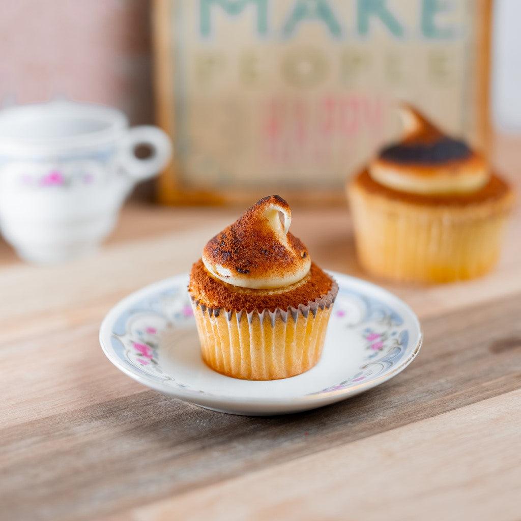 Tiramisu cupcake with mascarpone frosting