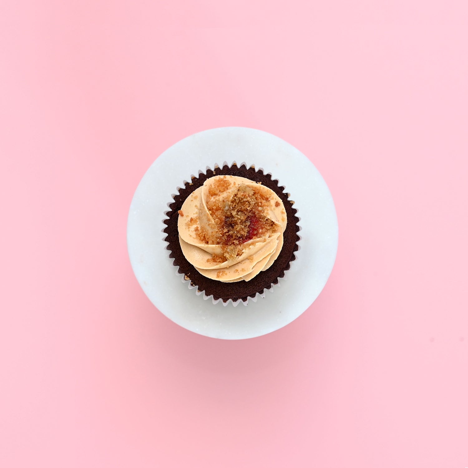 Peanut Butter and Jam Cupcake