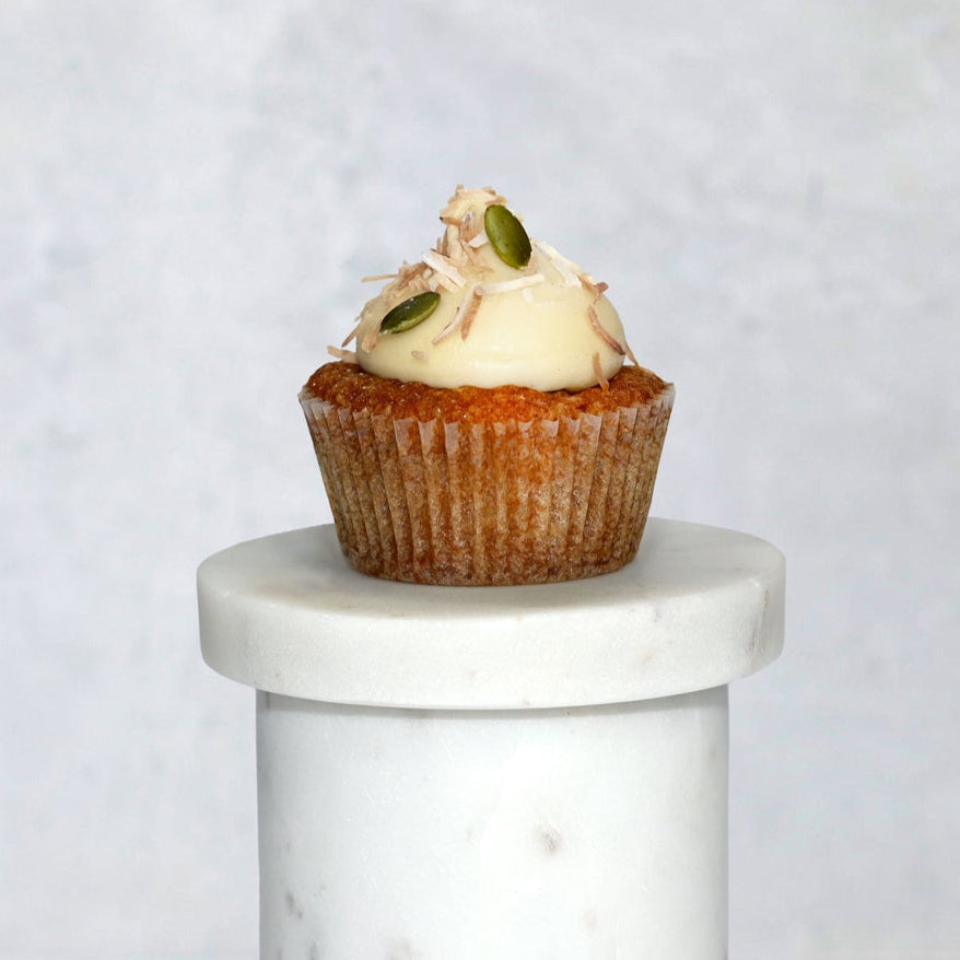 Carrot and Walnut Cupcake (N)