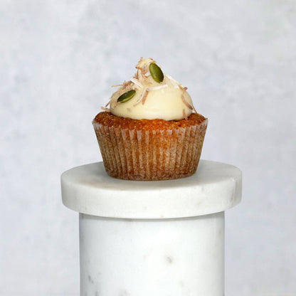 Carrot and Walnut Cupcake (N)
