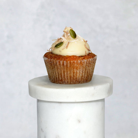 Carrot and Walnut Cupcake (N)