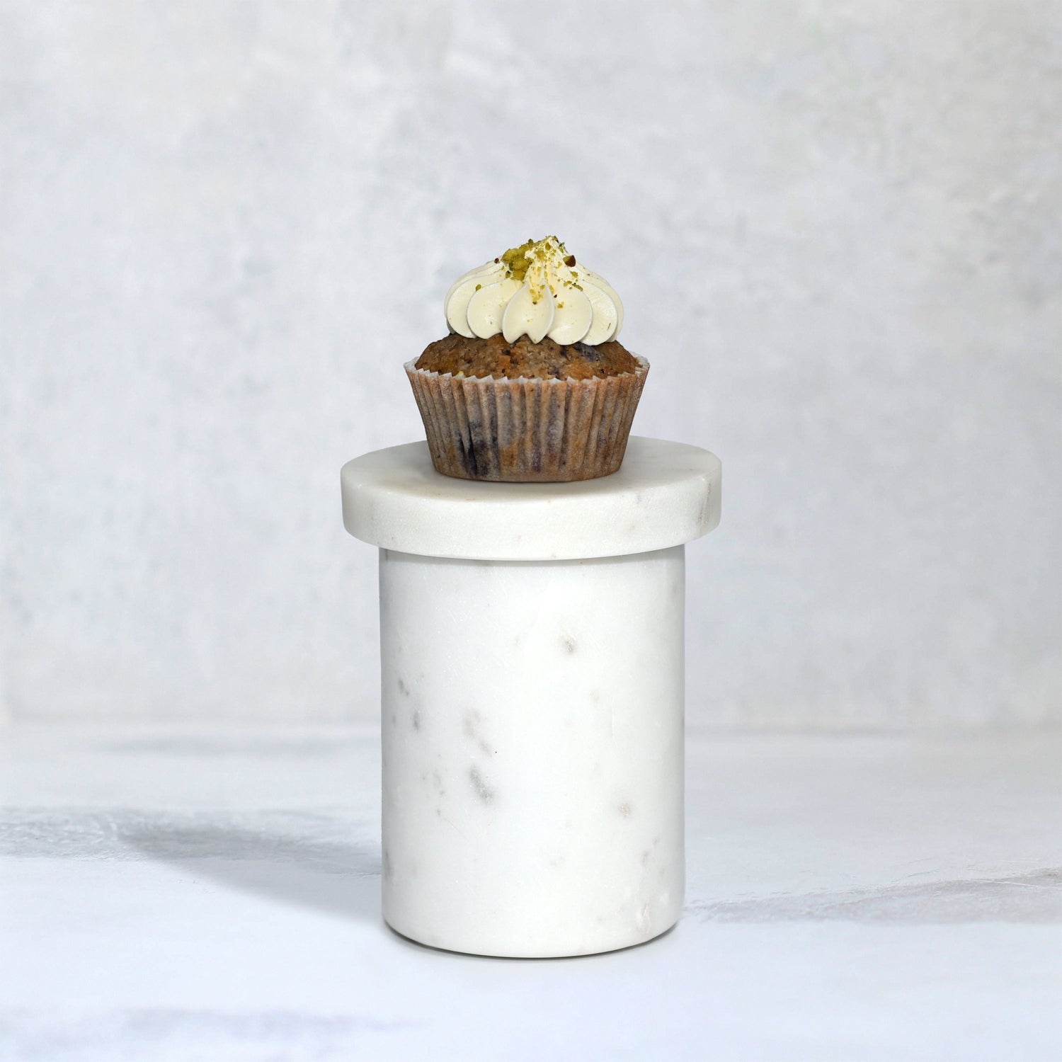 Blueberry Pistachio Cupcake (VE) (GF) (N)