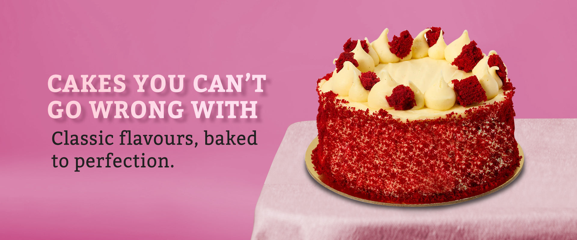 Classic Cakes collection banner image