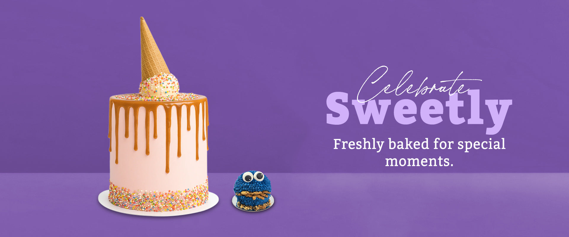 Speciality Cake collection banner image