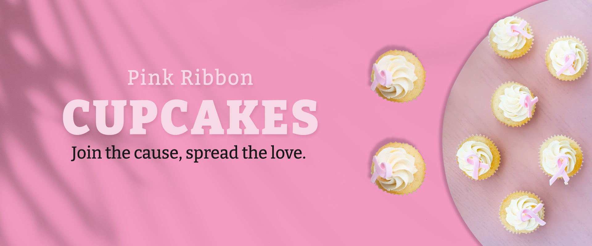 Pink Ribbon Day Cupcakes collection banner image