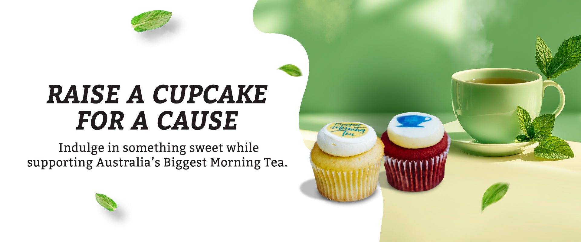 Australia's Biggest Morning Tea Cupcakes collection banner image