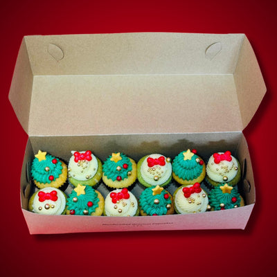 Gluten Free Christmas Cupcake Boxes