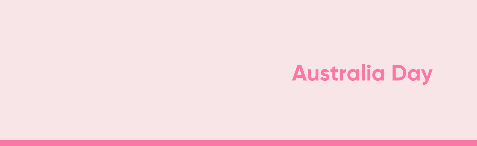 Australia Day collection banner image