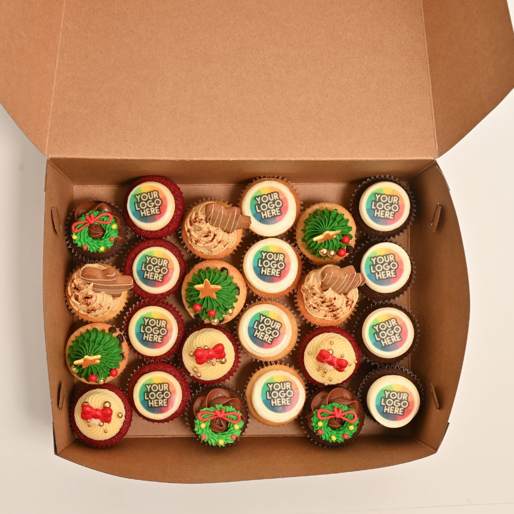 Christmas Corporate Cupcakes – Ideal for Holiday Events