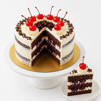 Black Forest Cake - Eggless