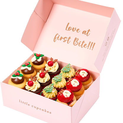 Christmas Cupcakes - Pack of 12 Minis