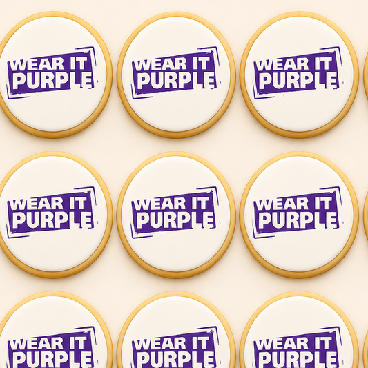 12 Wear it Purple Day Cookies