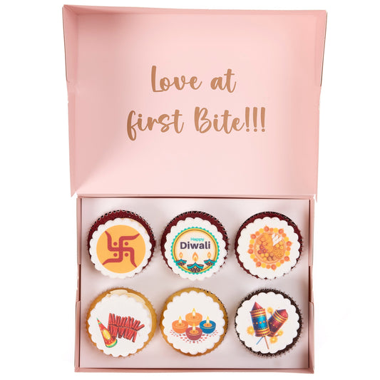 Diwali Cupcakes - Pack of 6 Std