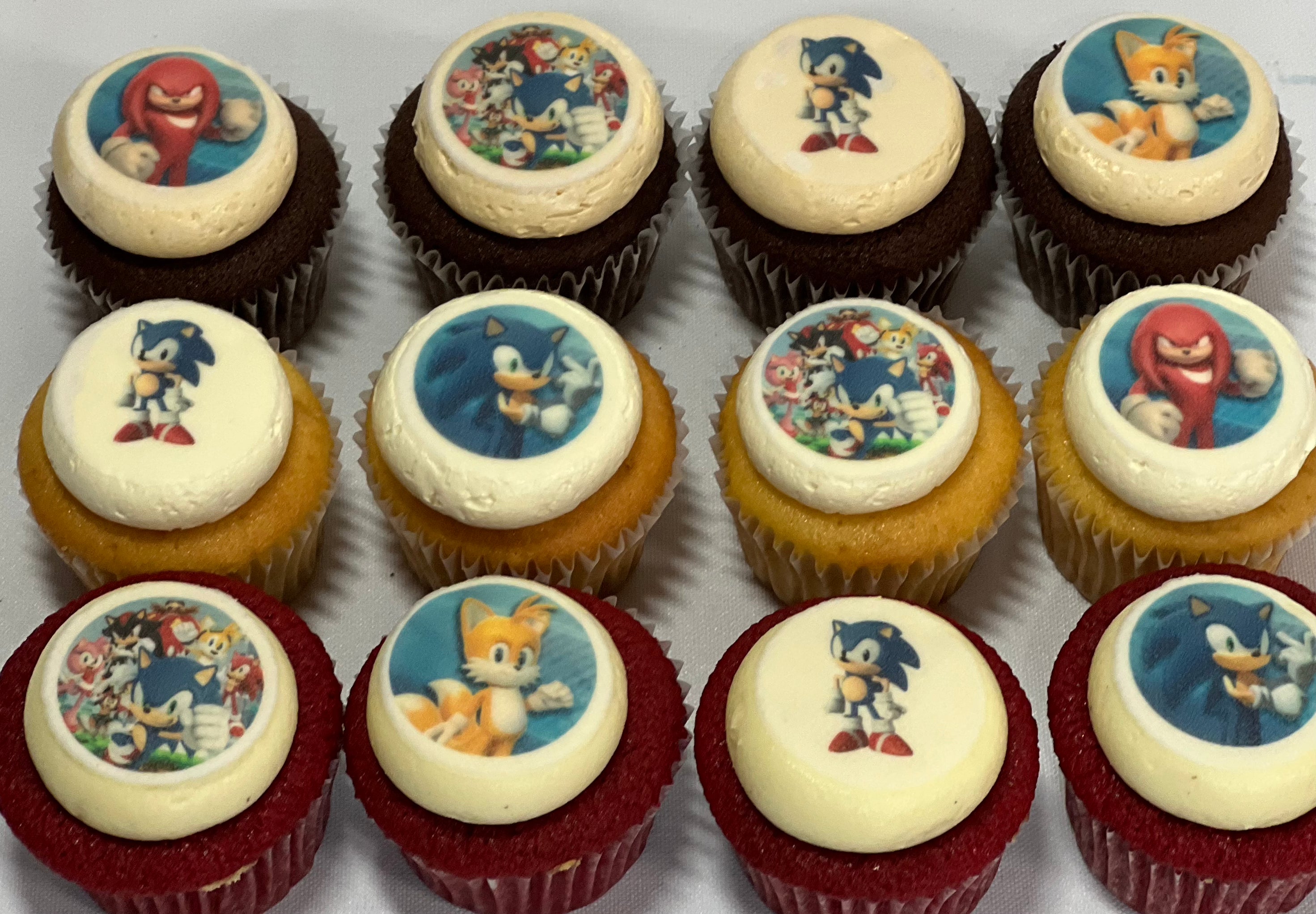 Sonic - The Hedgehog Cupcakes