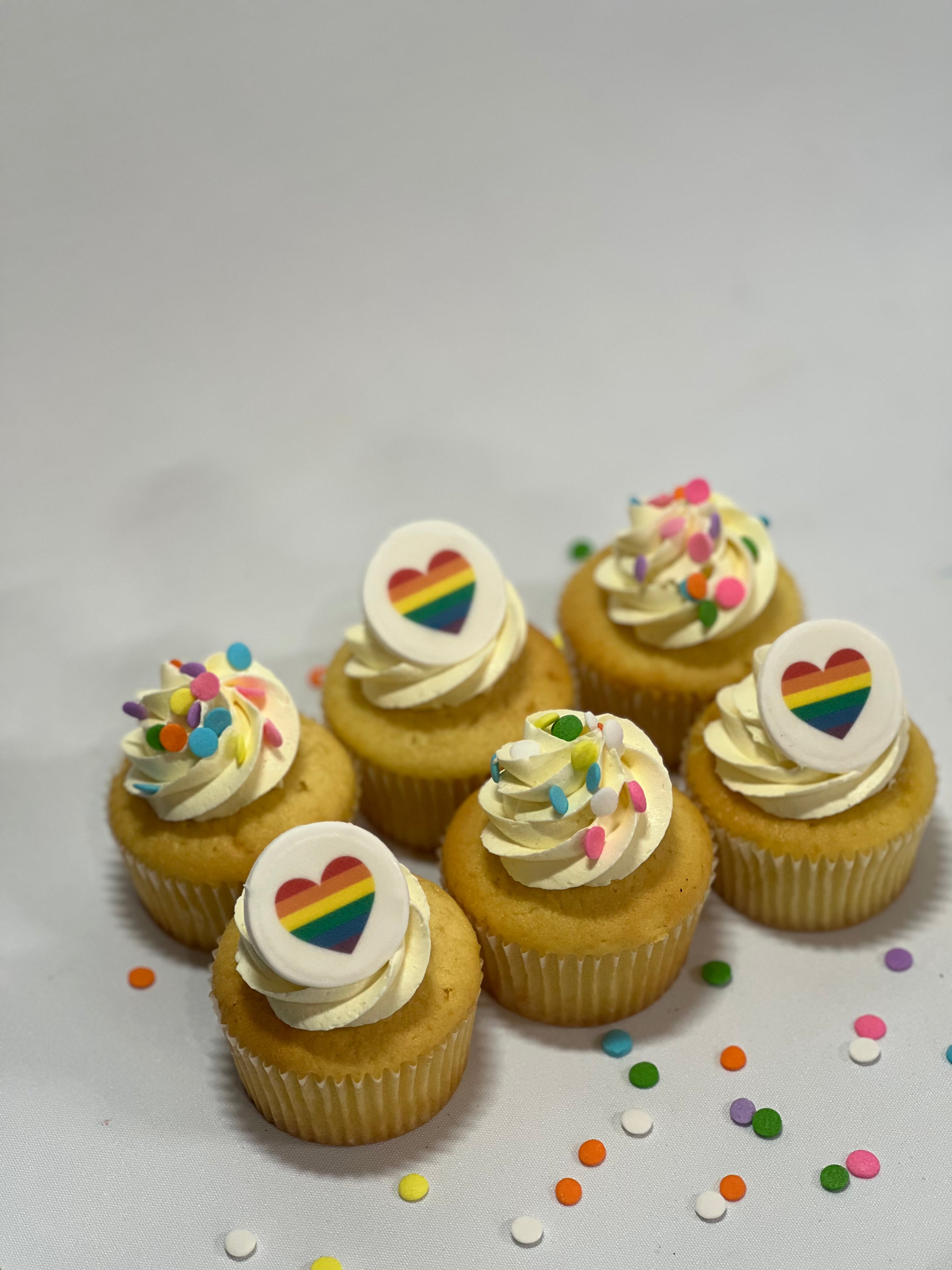 PRIDE themed Cupcakes