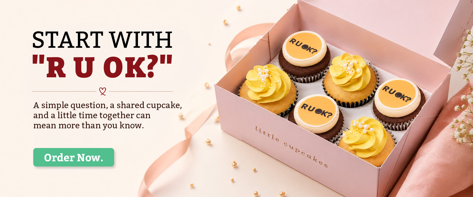R U OK? Cupcakes – Raise Awareness with Sweet Support collection banner image