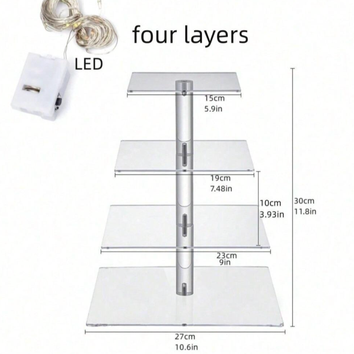 LED Cake Stand