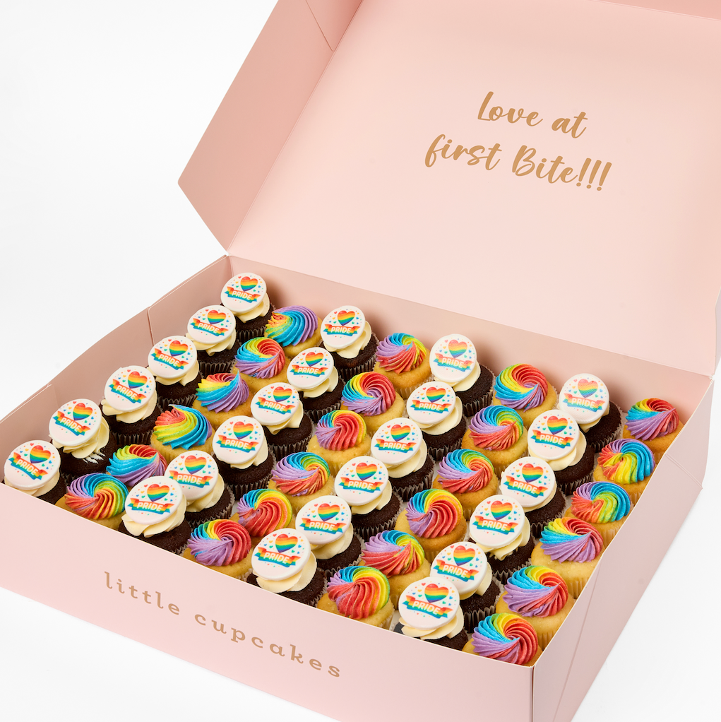 PRIDE themed Cupcakes - 48 Minis