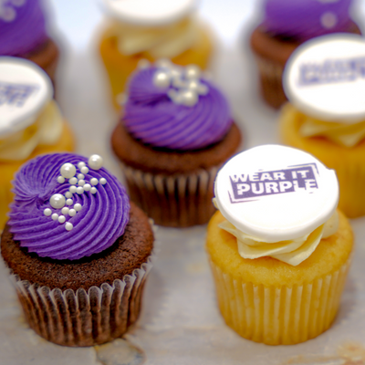 Wear It Purple Day Cupcakes