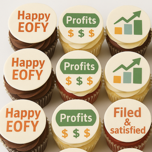 EOFY Cupcakes 12 Standards