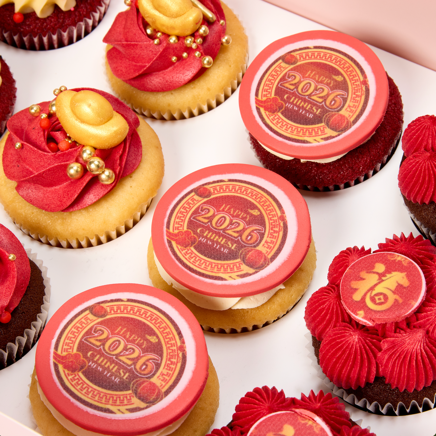 Chinese New Year Cupcakes - Pack of 24 Std