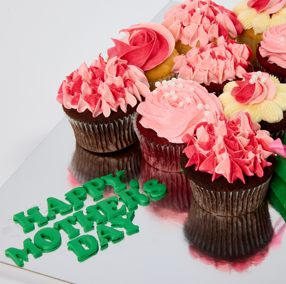 Popular cupcake flavors collection on display