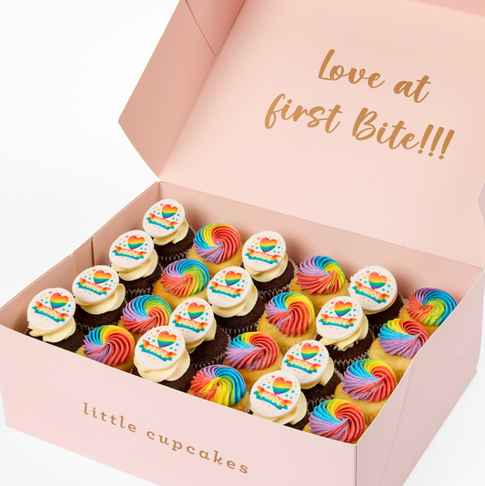 PRIDE themed Cupcakes - 24 Minis