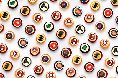 Super Hero Theme Cupcakes