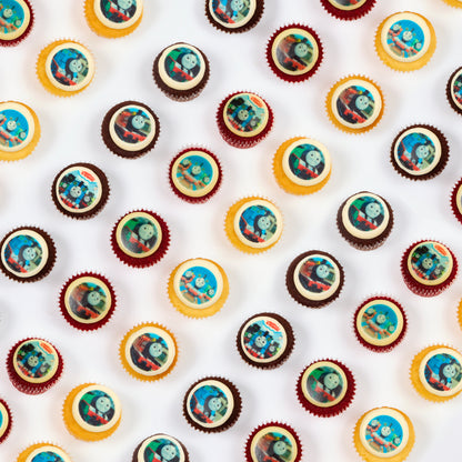 Thomas The Tank Engine Theme Cupcakes