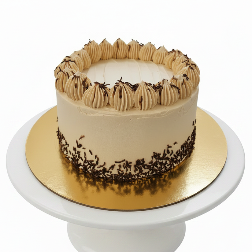 Mocha Velvet Cake - Eggless