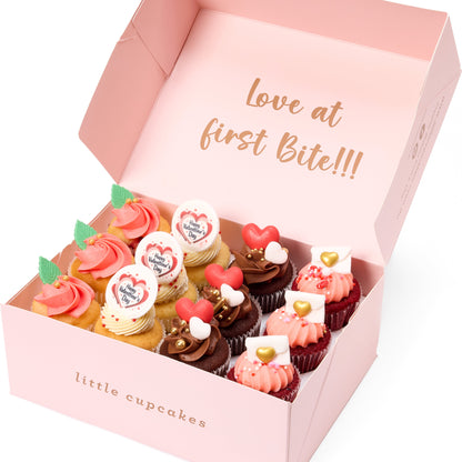 Valentine's Day Cupcakes - 12 Minis