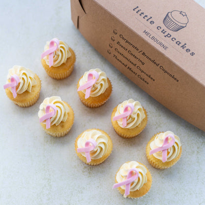 Pink Ribbon Day Cupcakes 24 Minis
