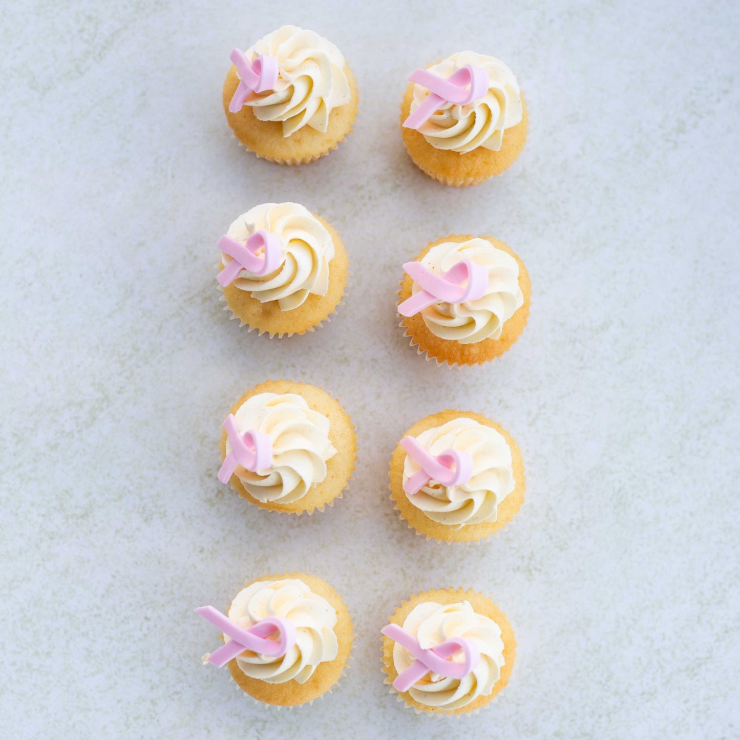 Pink Ribbon Day Cupcakes 24 Minis