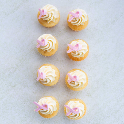 Pink Ribbon Day Cupcakes 24 Minis