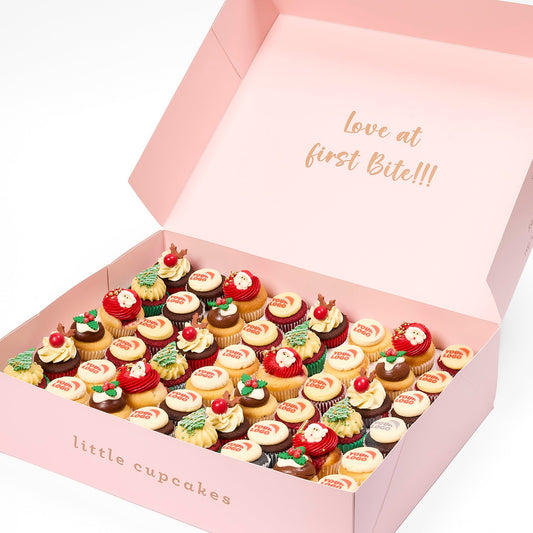 Christmas Corporate Cupcakes - Pack of 48 Minis