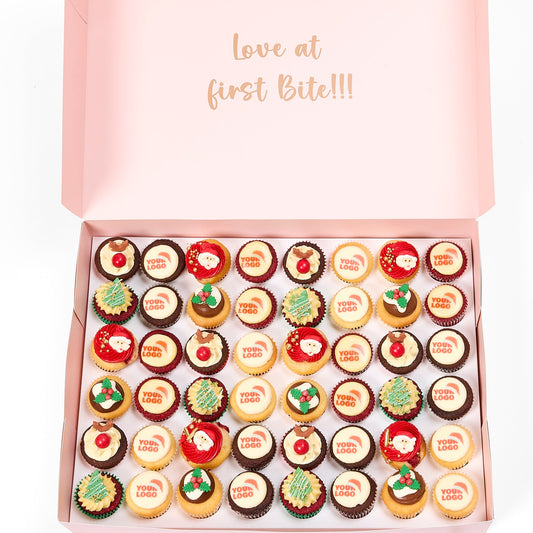 Christmas Corporate Cupcakes - Pack of 48 Std